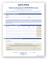 AMMF – Beneficiary Designation for IRA Accounts 2020-04