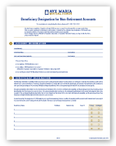 AMMF – Beneficiary Designation for Non-IRA Accounts