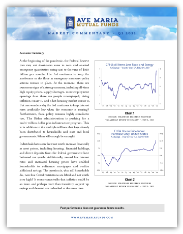 2021 Q2 Commentary